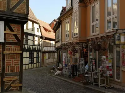 Das Gebäude in dem sich die Ferienwohnung befindet