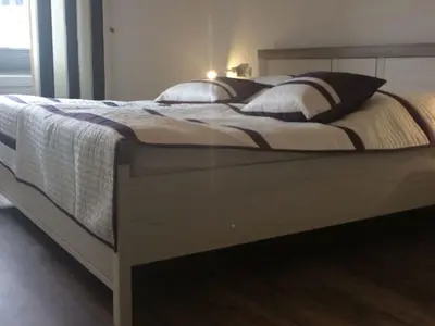 Ein Bett oder Betten in einem Zimmer der Unterkunft Apartment Gemütliche 4-Sterne-Wohnung in Braunlage by Interhome