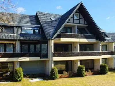 Das Gebäude in dem sich die Ferienwohnung befindet