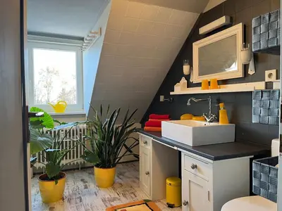 Küche/Küchenzeile in der Unterkunft Apartment Das Spatzennest by Interhome
