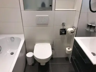 Ein Badezimmer in der Unterkunft Apartment Ferienwohnung mit Infrarotwärmekabine by Interhome