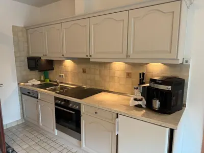 Küche/Küchenzeile in der Unterkunft Apartment Ferienwohnung mit Infrarotwärmekabine by Interhome