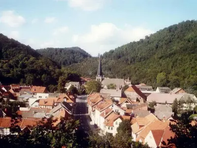Ein allgemeiner Bergblick oder ein Berglick von der Ferienwohnung aus