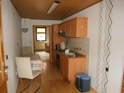 Küche/Küchenzeile in der Unterkunft Apartment Gästehaus Tröbs by Interhome