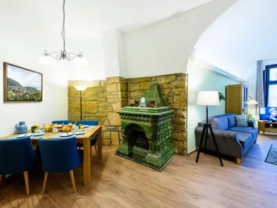 Ein Sitzbereich in der Unterkunft Apartment Appartement in Goslar by Interhome