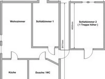 Grundriss der Unterkunft Apartment Gästehaus Tröbs by Interhome