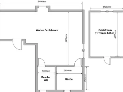 Grundriss der Unterkunft Apartment Gästehaus Tröbs by Interhome