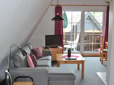 Ein Sitzbereich in der Unterkunft Apartment Fewo Stricker 13 by Interhome