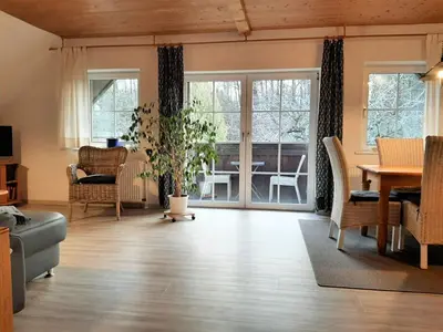 Ein Sitzbereich in der Unterkunft Apartment Fewo Stricker 32 by Interhome