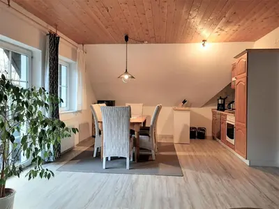 Ein Sitzbereich in der Unterkunft Apartment Fewo Stricker 32 by Interhome