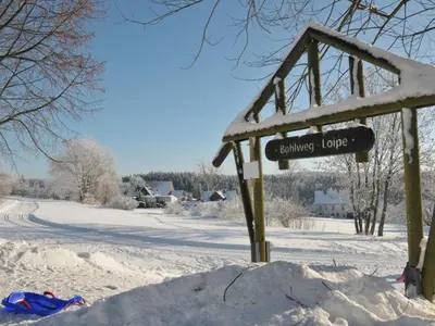Holiday Home mit Spielplatz- Garten und Fernsicht by Interhome im Winter
