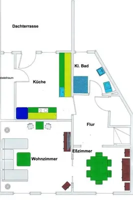 Grundriss der Unterkunft Apartment City Fewo Stricker by Interhome