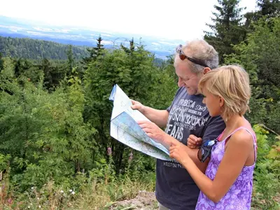 Naturlandschaft in der Nähe der Ferienwohnung