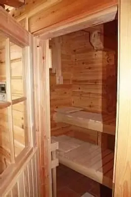 Grundriss der Unterkunft Apartment Gemütliches Blockhaus in Waldrandlage mit Sauna by Interhome