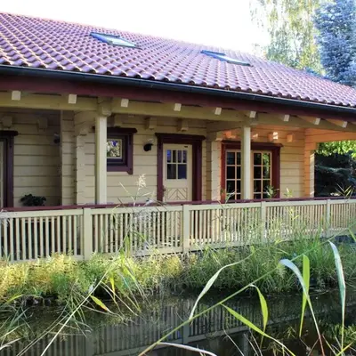 Apartment Gemütliches Blockhaus in Waldrandlage mit Sauna by Interhome
