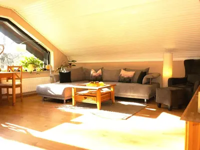 Ein Sitzbereich in der Unterkunft Apartment Gemütliches Appartement in Ottenhai mit Grill by Interhome