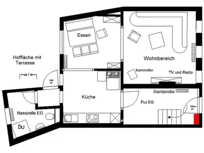 Grundriss der Unterkunft Holiday Home Haus Molle by Interhome