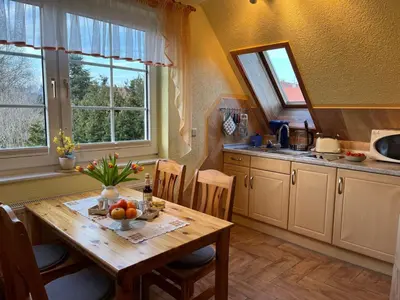 Küche/Küchenzeile in der Unterkunft Apartment Dorle by Interhome