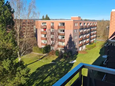 Das Gebäude in dem sich die Ferienwohnung befindet