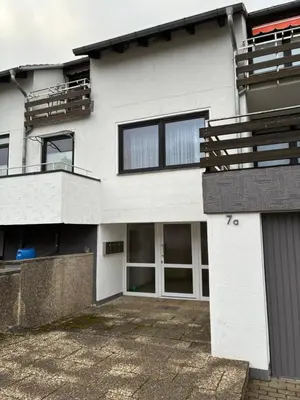 Das Gebäude in dem sich die Ferienwohnung befindet