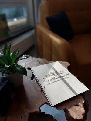 Ein Sitzbereich in der Unterkunft Harzbummel