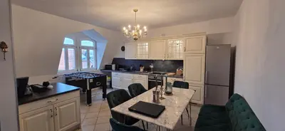 Küche/Küchenzeile in der Unterkunft Premium Apartment mit Schlossblick zentral am Bahnhof Wernigerode