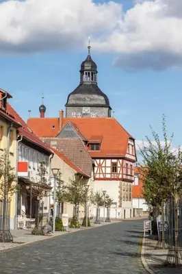 Das Gebäude in dem sich die Ferienwohnung befindet