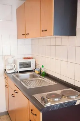 Küche/Küchenzeile in der Unterkunft Apartment mit Grill by Interhome