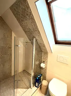 Ein Badezimmer in der Unterkunft Ferienwohnung Dorle