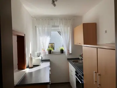 Küche/Küchenzeile in der Unterkunft Haus Panoramablick
