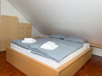 Ein Bett oder Betten in einem Zimmer der Unterkunft NA-Harz Ferienwohnung Free W-Lan & Parking