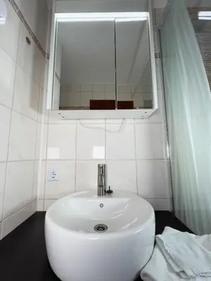 Ein Badezimmer in der Unterkunft NA-Harz Ferienwohnung Free W-Lan & Parking