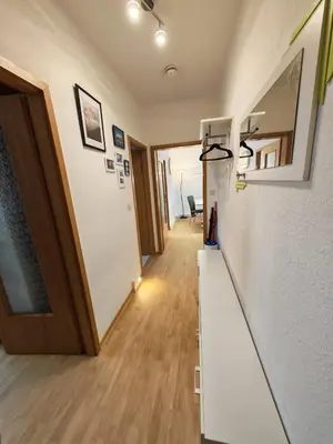 Küche/Küchenzeile in der Unterkunft Fewo Schlossblick in Wernigerode, im Herzen des Harzes
