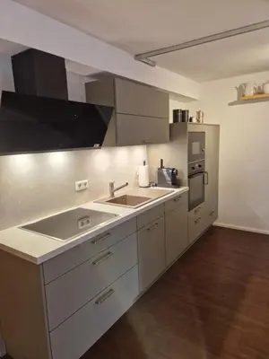 Küche/Küchenzeile in der Unterkunft Ferienwohnung Zum Alten Cafè