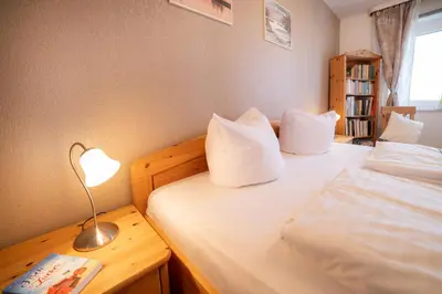 Ein Bett oder Betten in einem Zimmer der Unterkunft Schnuckeliges Appartement
