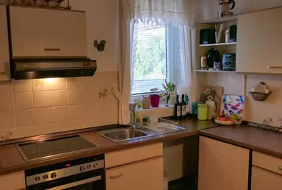 Küche/Küchenzeile in der Unterkunft Selbstversorger-FeWo in Hohegeiß mit Terrasse und eigenem Eingang