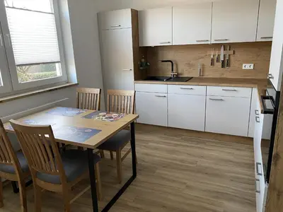 Küche/Küchenzeile in der Unterkunft Ferienhaus Sonnenblick Wernigerode