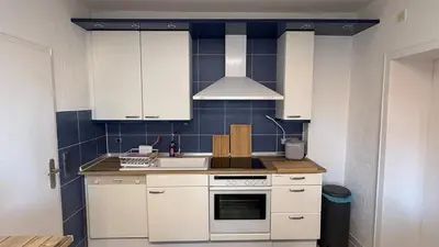 Küche/Küchenzeile in der Unterkunft Ferienwohnungen Grubenweg 8 Bad Harzburg