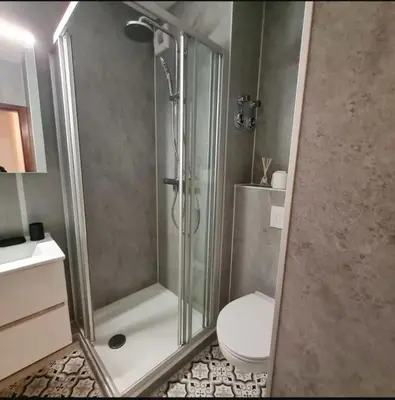 Ein Badezimmer in der Unterkunft Harz Auszeit