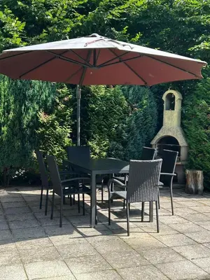 Ein Garten an der Unterkunft Stadtblick Ferienwohnung