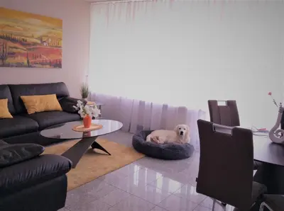 Ein Sitzbereich in der Unterkunft Apartment 459
