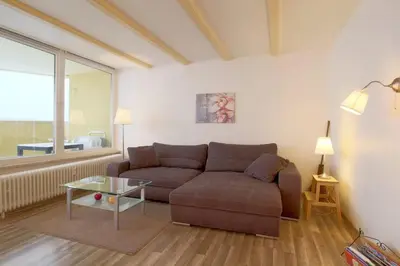 Ein Sitzbereich in der Unterkunft Apartment 570