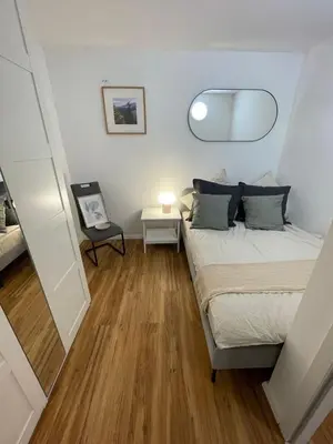 Ein Bett oder Betten in einem Zimmer der Unterkunft 378 - TH Igelnest