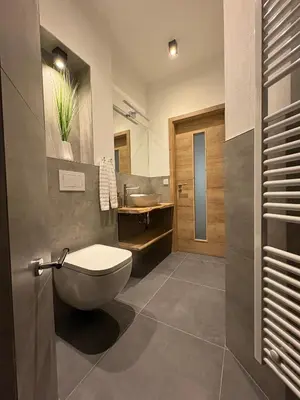 Ein Badezimmer in der Unterkunft Villa Schlossblick II - Zeit zum Genießen in exklusivem Studio 