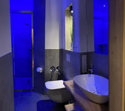 Ein Badezimmer in der Unterkunft Villa Schlossblick II - Zeit zum Genießen in exklusivem Studio 
