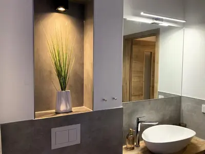 Ein Badezimmer in der Unterkunft Villa Schlossblick II - Zeit zum Genießen in exklusivem Studio 