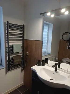 Ein Badezimmer in der Unterkunft FeWo Sasa