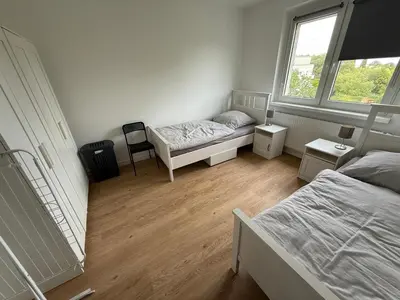 Ein Bett oder Betten in einem Zimmer der Unterkunft Doppelzimmer in Wernigerode