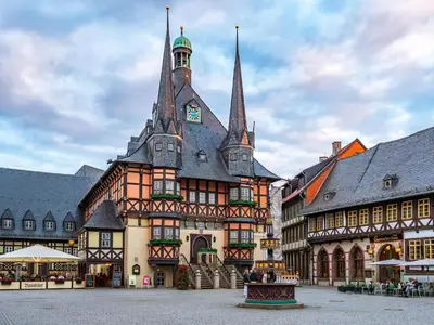 Das Gebäude in dem sich das Privatzimmer befindet