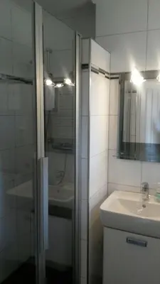 Ein Badezimmer in der Unterkunft Ferienwohnung Steffens Hahnenklee